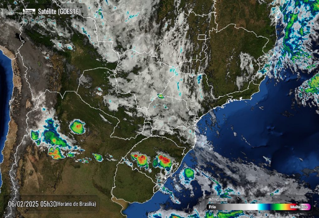 Previsão de mais chuva para Cascavel nesta quinta-feira; máxima será 25°C