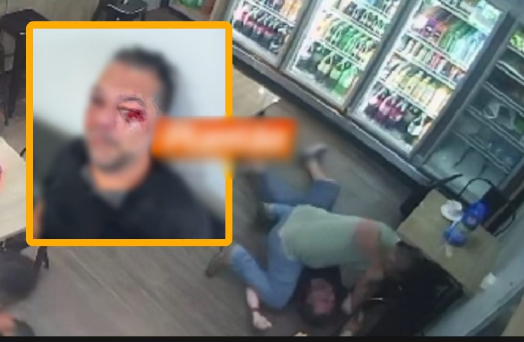 Vídeo: Homem agride brutalmente colega de trabalho em Maringá por ciúmes e é preso em Sarandi