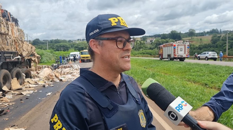 PRF detalha como ocorreu acidente com morte na BR-163