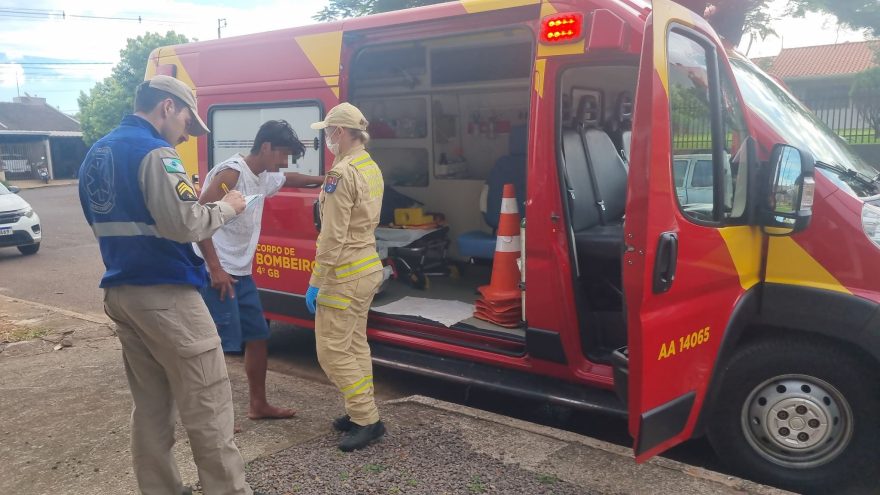 Suspeito de furto cai do telhado e é agredido pela população no 14 de Novembro