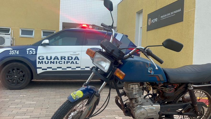 Jovem é detido com moto adulterada no Centro de Cascavel