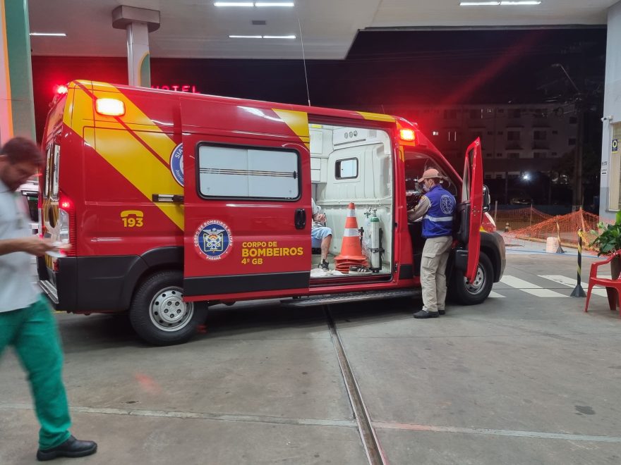 Após acidente, motociclista que sofreu queda aciona Siate