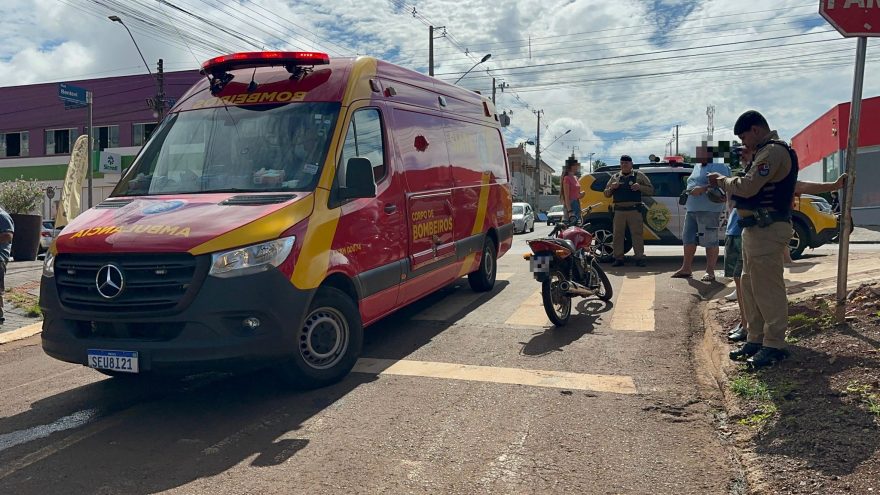 Motociclista fica ferida em acidente de trânsito no Floresta