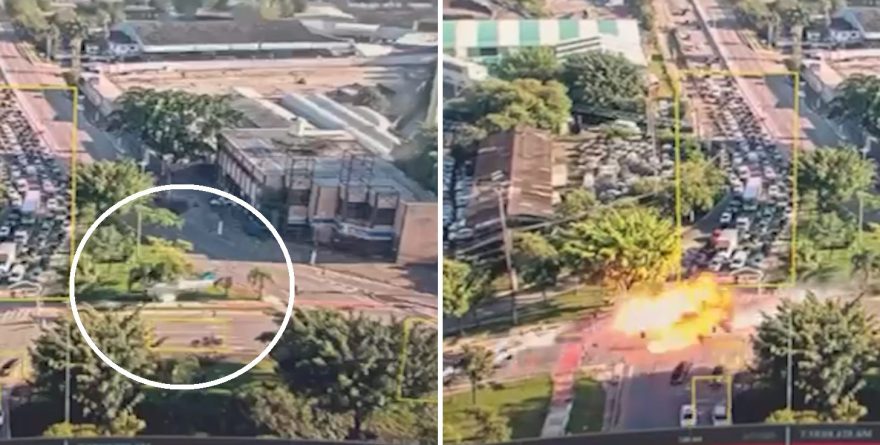 Vídeo mostra queda de avião em São Paulo
