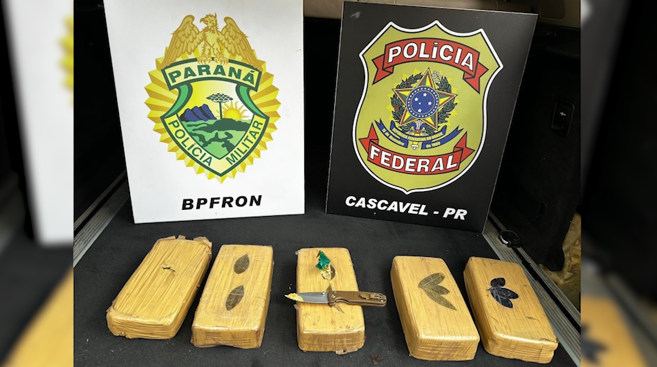 Crack transportado em veículo de luxo com destino à Cascavel é apreendido