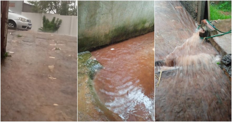 Chuva intensa coloca residência em risco no Bairro Brasmadeira 
