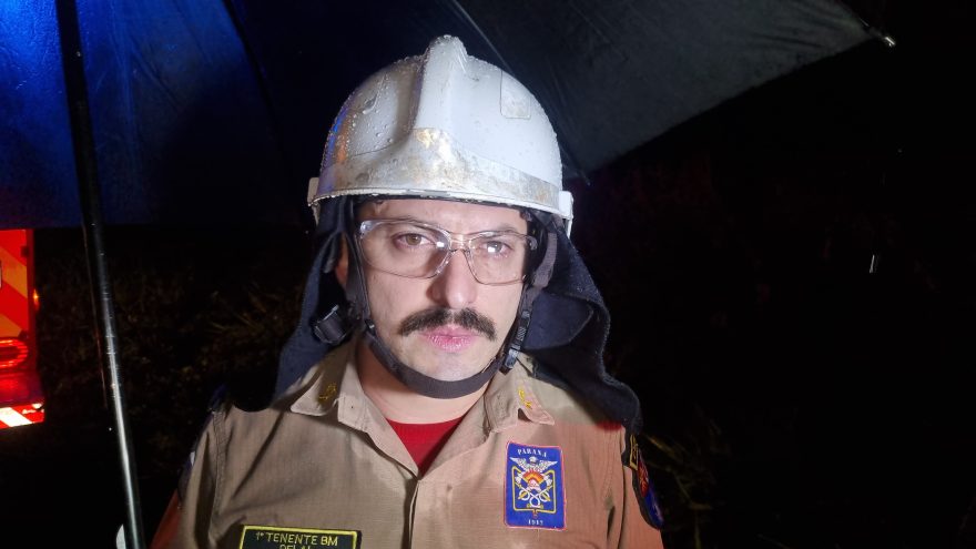 Bombeiros detalham atendimento a vítimas de capotamento na BR-163