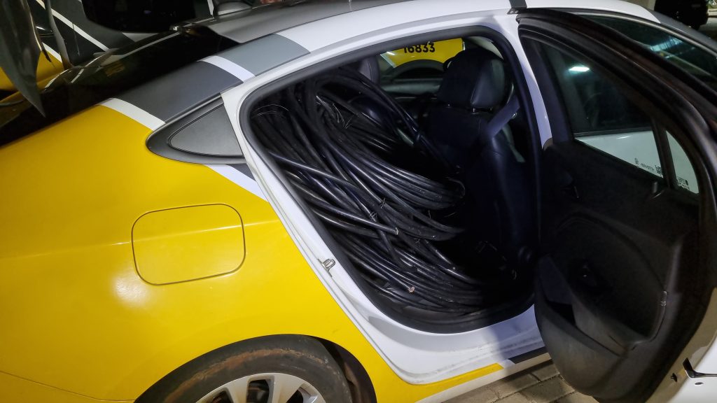 Dupla é presa em flagrante por furto de cabos da subestação da Copel