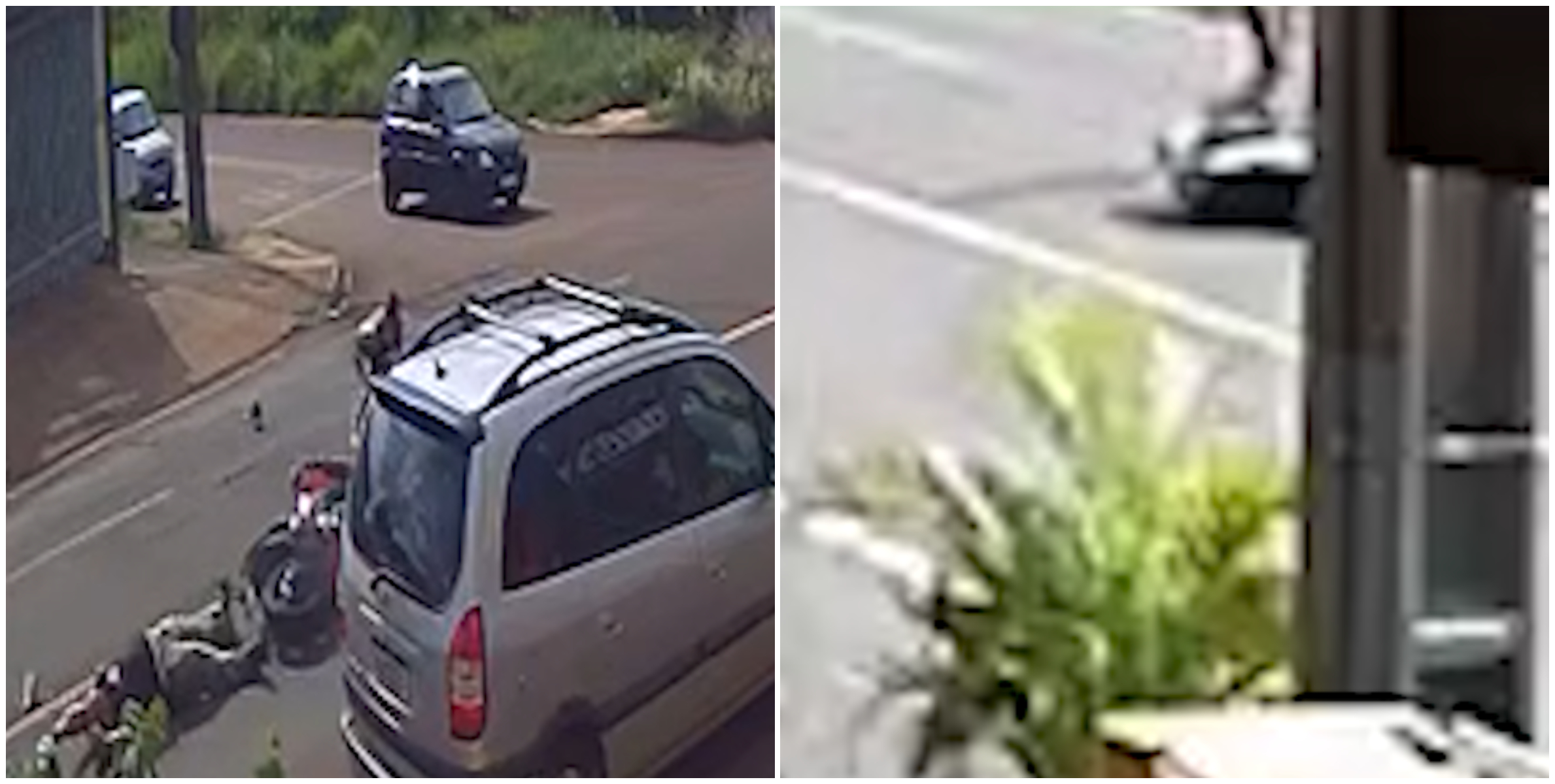 Câmeras registram acidente violento entre motos no São Cristóvão