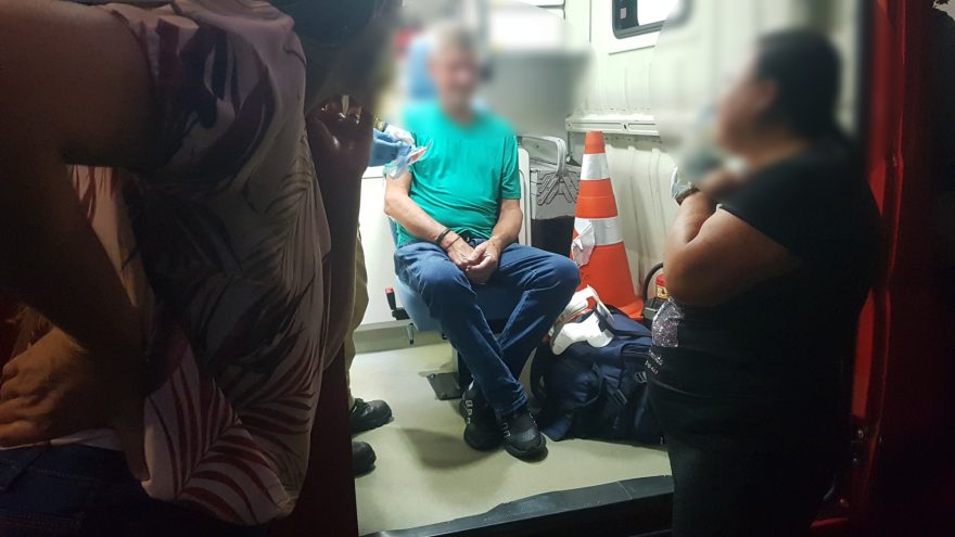 Acidente em casa: Siate atende homem de 55 anos com ferimento no nariz