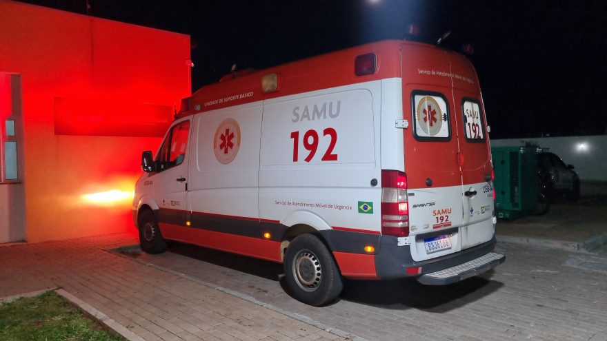 Preso com drogas em casa, homem é atendido por socorristas do Samu na delegacia
