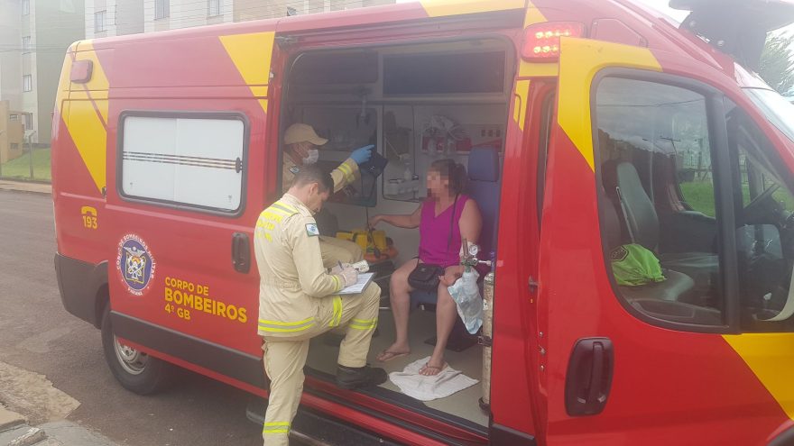 Mulher sofre corte no braço após acidente com ventilador no 14 de Novembro