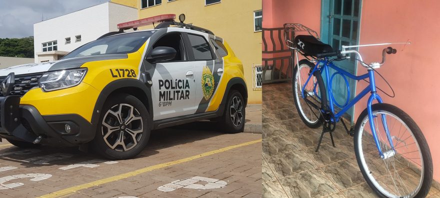 Avó denuncia o neto por furto de bicicleta e PM realiza apreensão de dois adolescentes