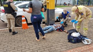 Haitiano é esfaqueado após ser vítima de assalto na Avenida Brasil
