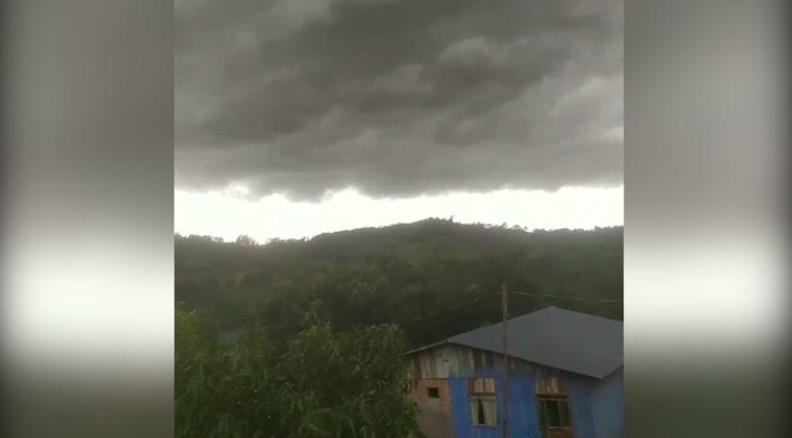 Tempestade se aproxima: moradores de Boa Vista se assustam com chegada de nuvem negra