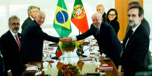 Presidentes do Brasil e Portugal se reúnem para fortalecer cooperação Imagem referente a Presidentes do Brasil e Portugal se reúnem para fortalecer cooperação
