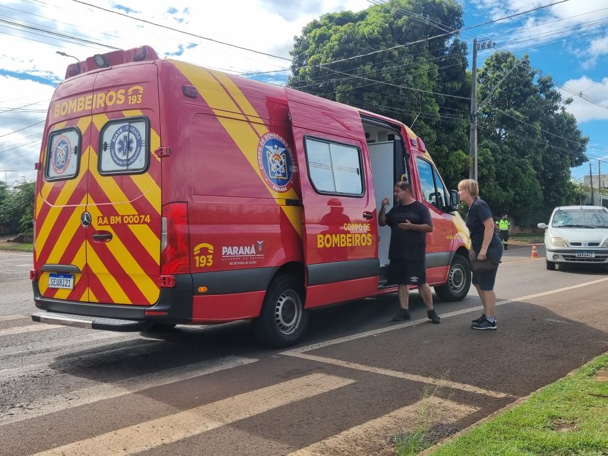 Idosa é atropelada na Avenida das Pombas