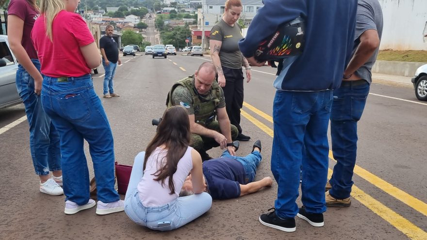 Idosa é vítima de atropelamento no Santa Cruz