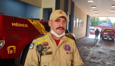 Estado da criança que caiu da janela é grave e ela corre risco de vida, afirma Tenente dos Bombeiros Imagem referente a Estado da criança que caiu da janela é grave e ela corre risco de vida, afirma Tenente dos Bombeiros