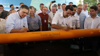 Governador lança obras de expansão da rede de gás canalizado em Maringá