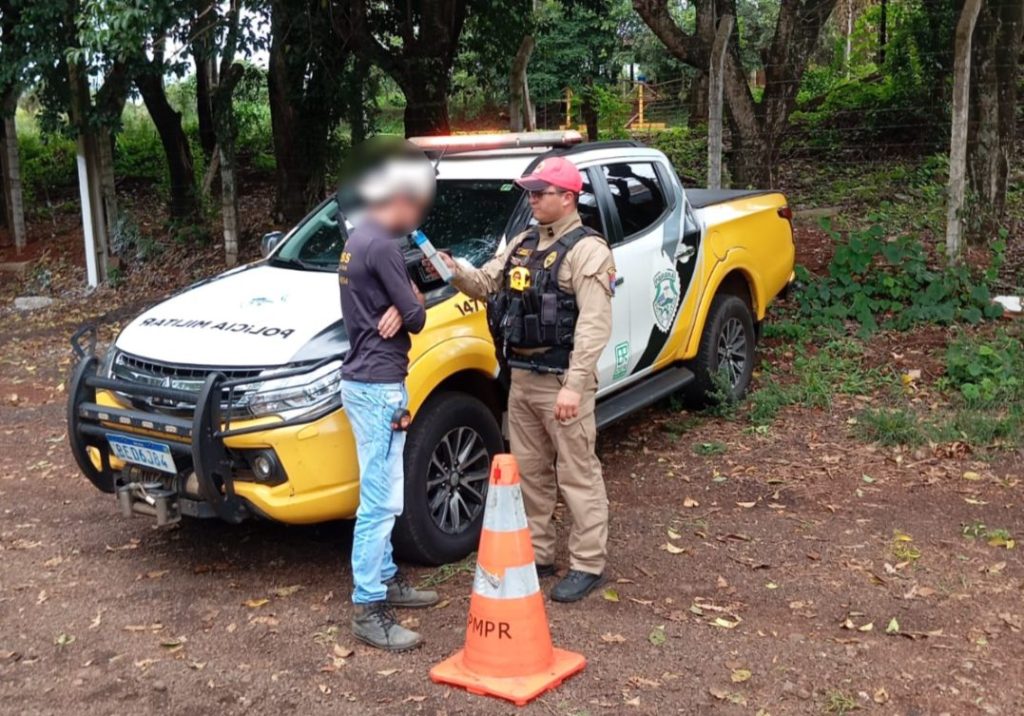 Motorista é detido por embriaguez na PR-473, em Quedas do Iguaçu