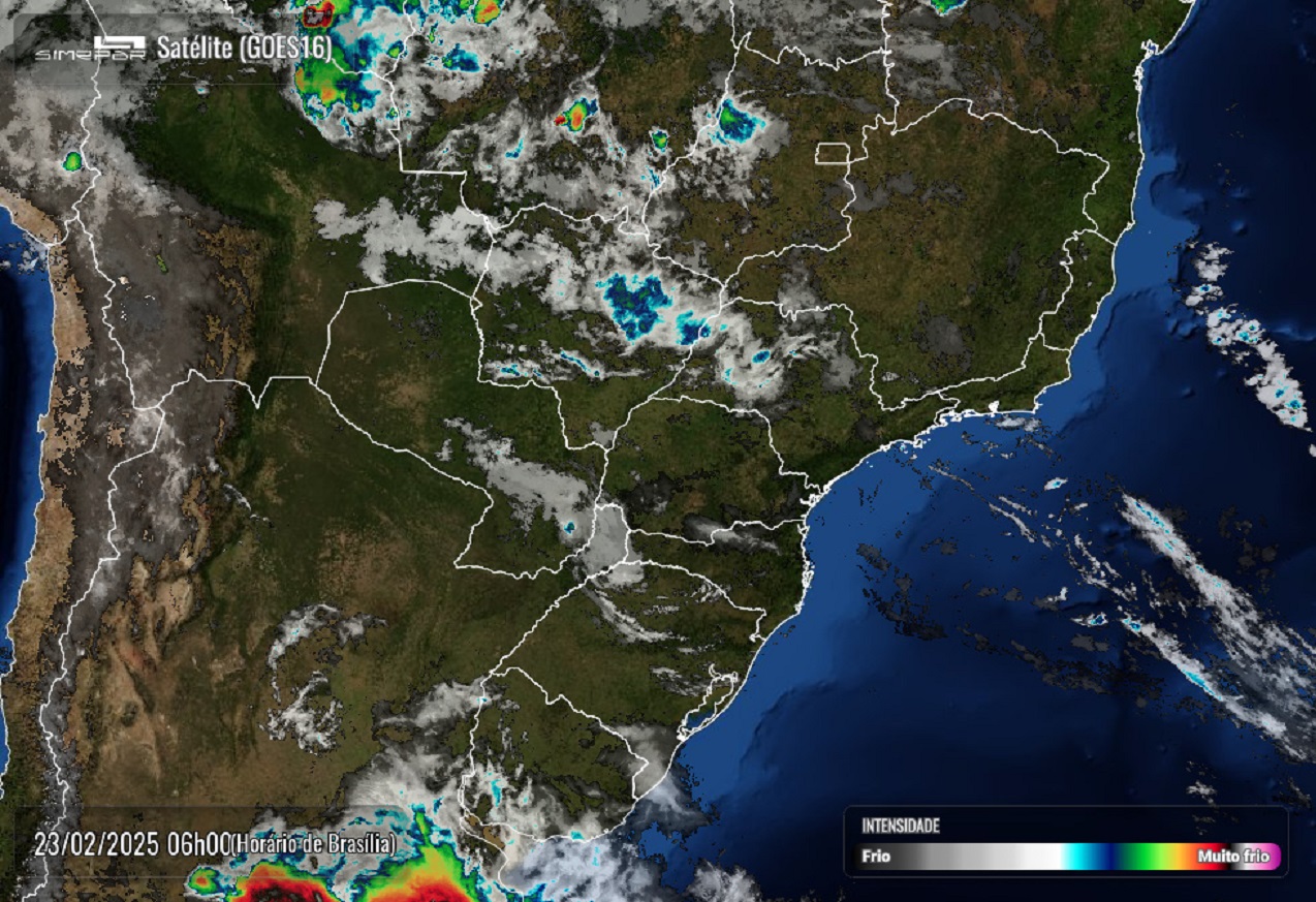 Domingo deve ser quente com chance de chuvas isoladas à tarde e máxima de 30°C em Cascavel