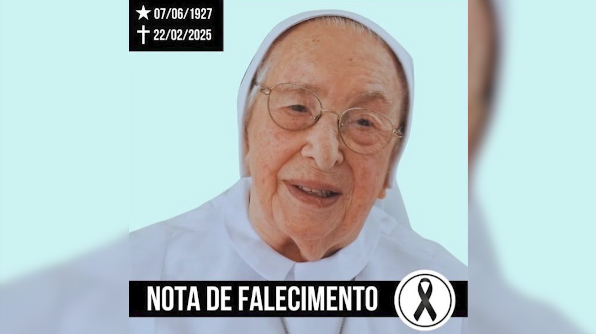 Morre aos 98 anos Irmã Elvirita, a 'mãe' dos idosos de Cascavel