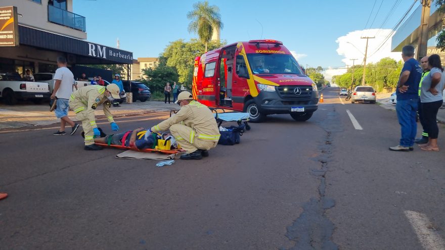 Briga de trânsito na Rua Manaus termina com homem ferido