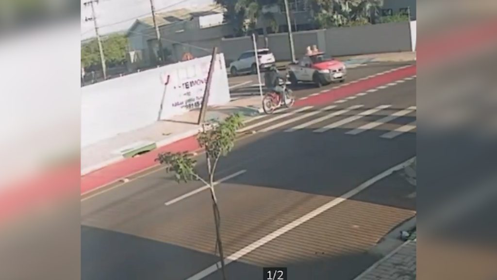Câmera flagra acidente no Maria Luiza