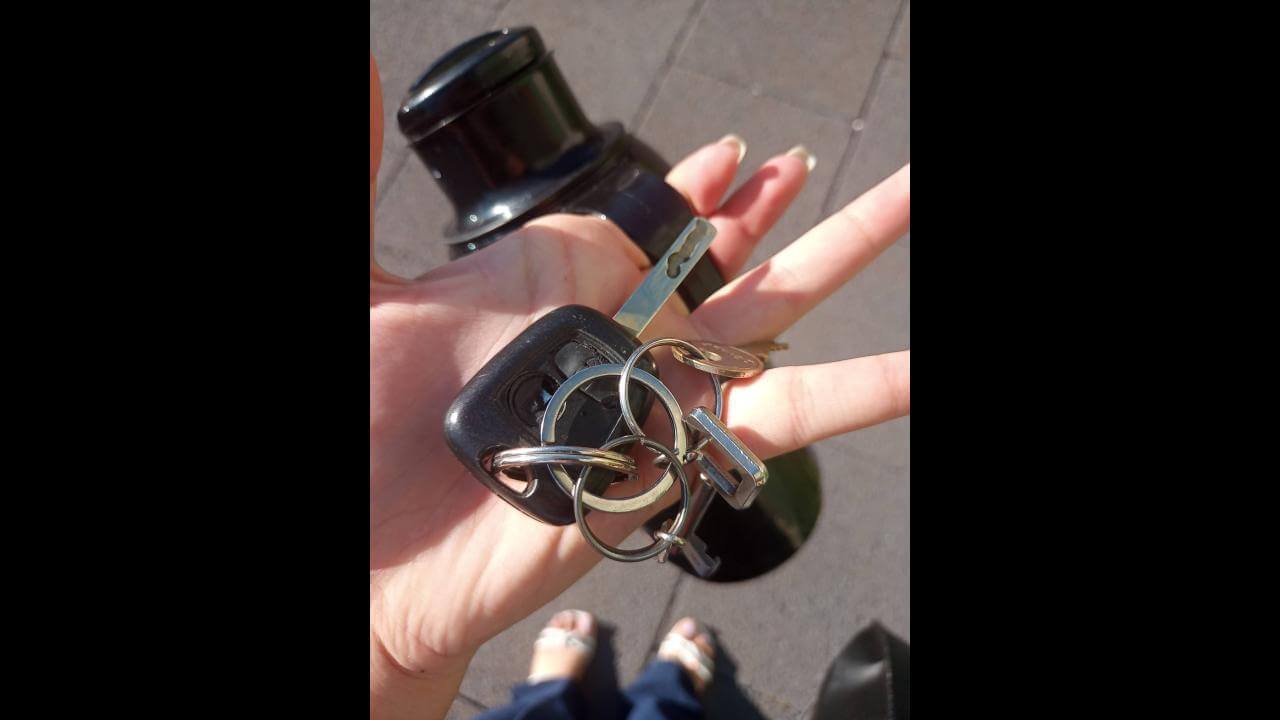 Foi encontrada uma chave no bairro Centro