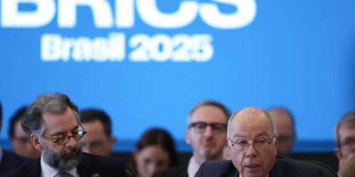 Brics deve promover nova ordem mundial, defende chanceler brasileiro Imagem referente a Brics deve promover nova ordem mundial, defende chanceler brasileiro