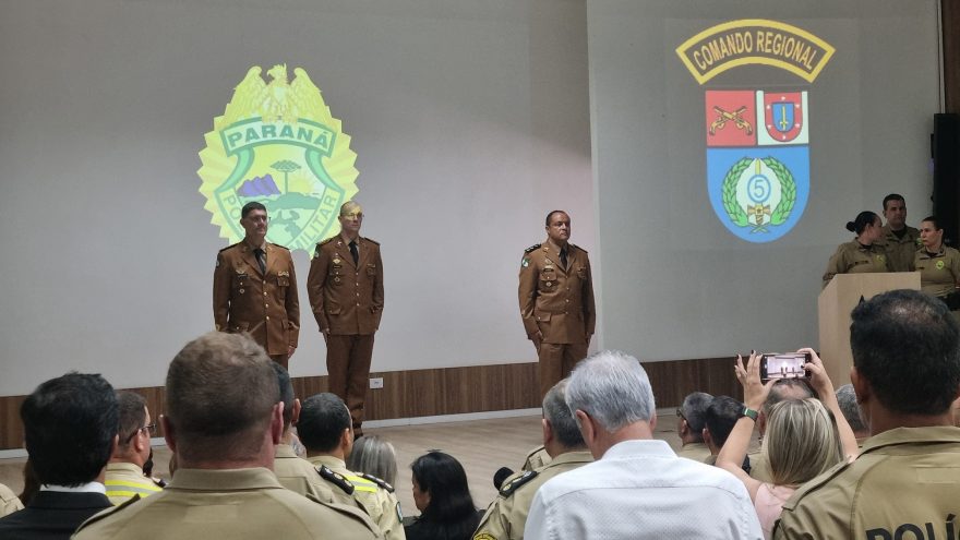 Tenente-Coronel Valmir de Souza assume o comando do 5º CRPM