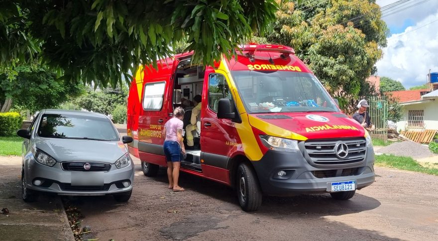 Idoso é atingido por estilhaços de vidro e fica ferido no Bairro Cancelli