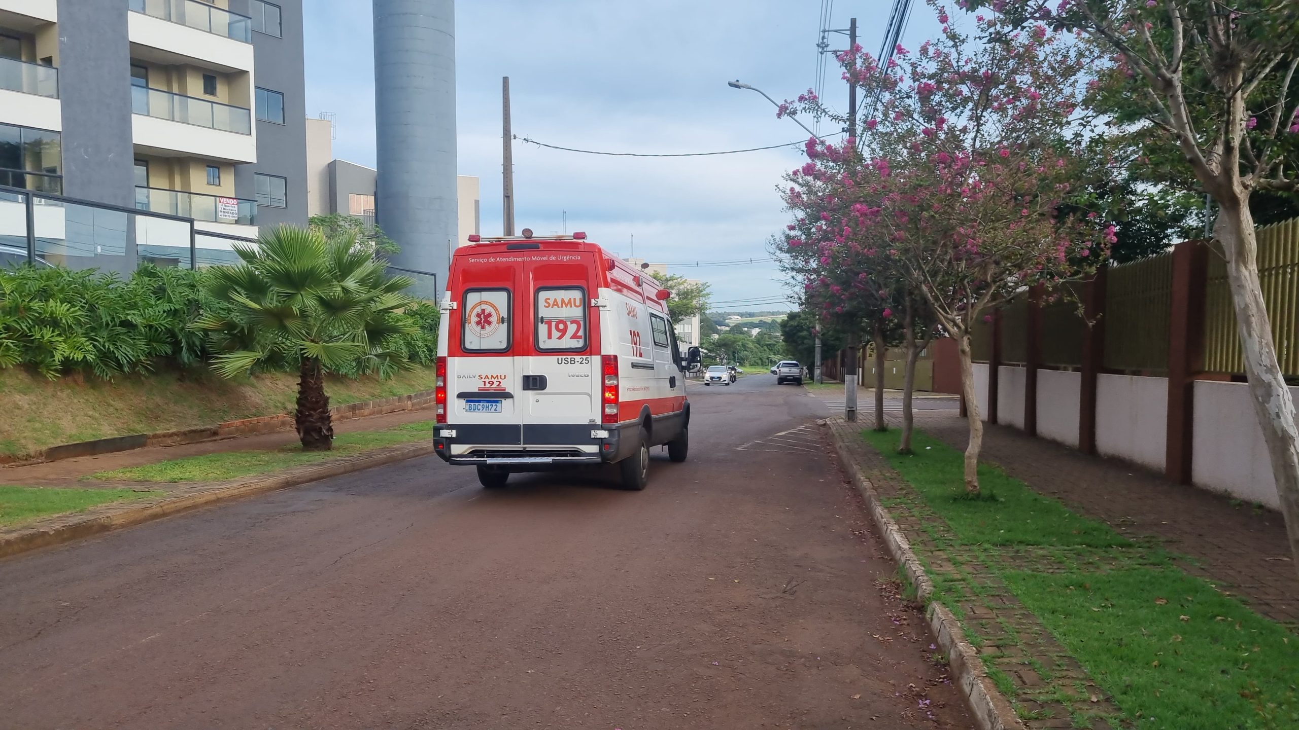 Mulher com sangramento intenso na pele é socorrida pelo Samu no Cancelli