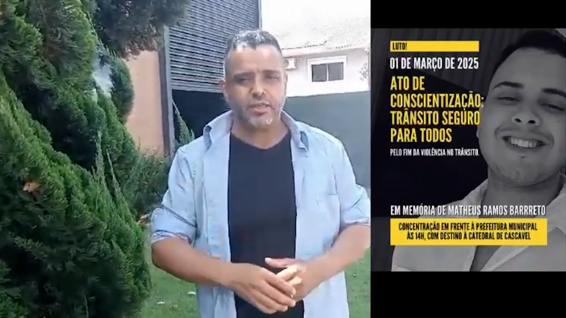 Família de Matheus Barreto fará manifestação pedindo justiça