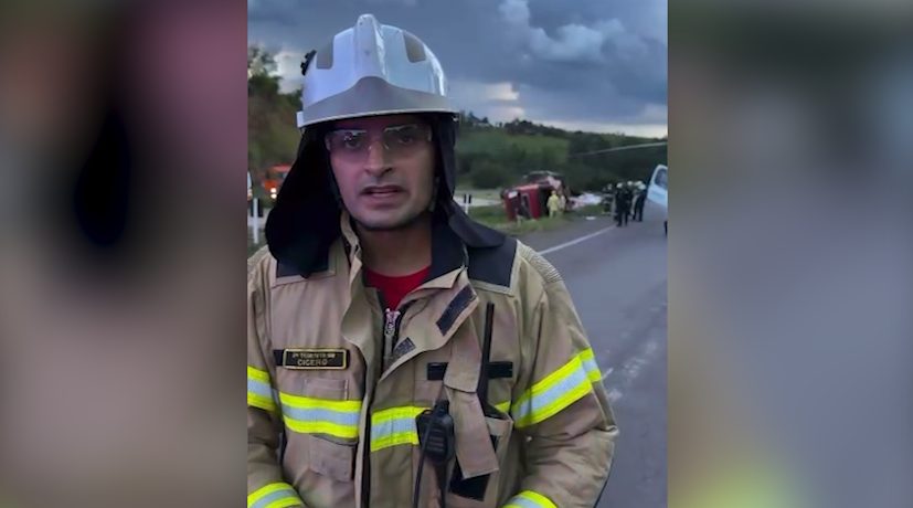 Motorista morre em tombamento na BR-163; oficial dos Bombeiros detalha atendimento