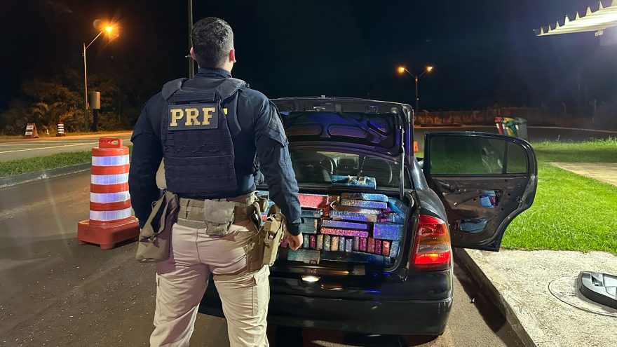 Autor de homicídio ocorrido em Cascavel é preso pela PRF na BR-277 com Astra carregado com maconha