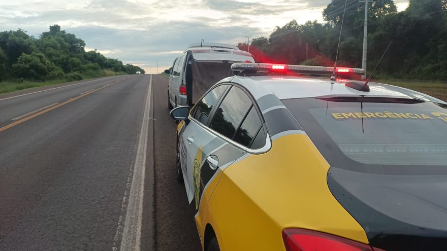 Pneus de origem paraguaia são apreendidos pela Polícia Rodoviária Estadual