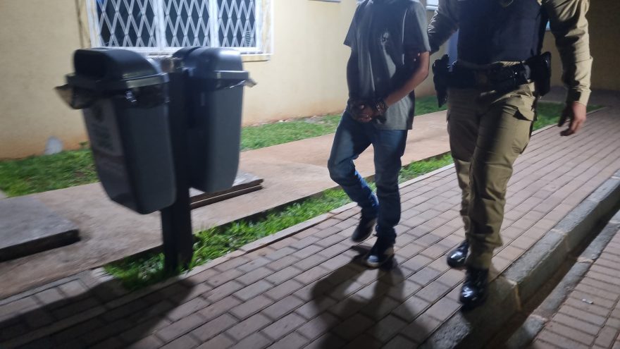 Detido em Céu Azul com tabletes de maconha é trazido a Cascavel