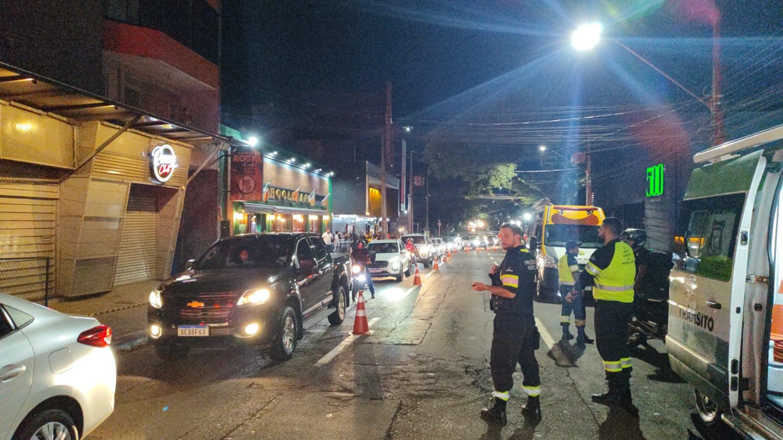 Operação Lei Seca em Cascavel: 69 autos de infração e 18 veículos apreendidos