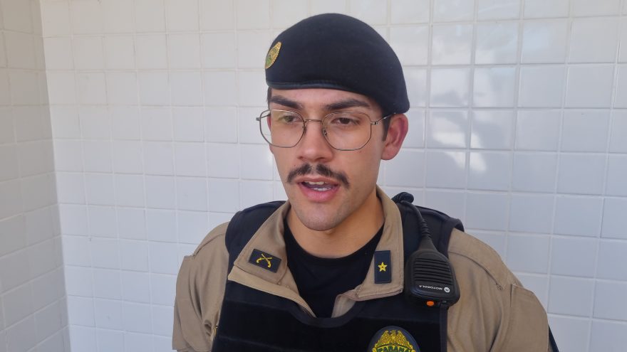 Aspirante detalha a abordagem após perseguição na BR-277