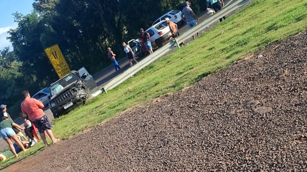 Idoso morre após forte colisão na BR 277 em Guaraniaçu