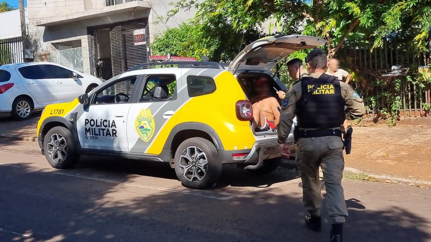 Indivíduo em posse de cocaína é preso pela PM após ameaçar o vizinho utilizando uma espingarda de pressão