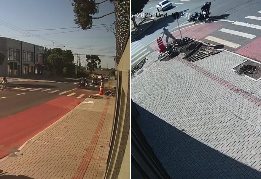 Novas imagens mostram batida entre motos no Maria Luiza