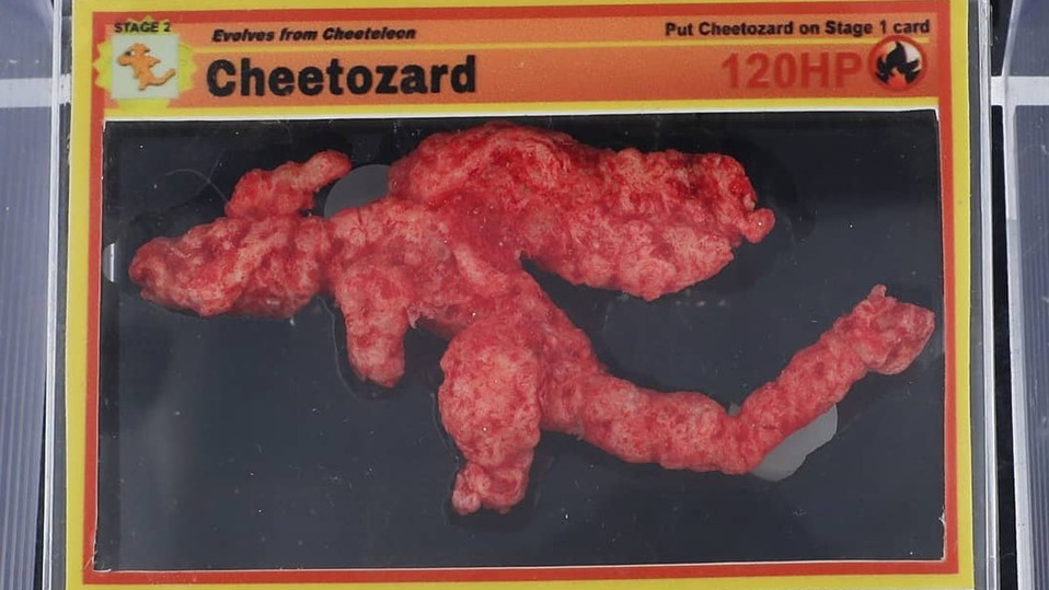 Cheetos em formato de Charizard é leiloado por R$ 517 mil