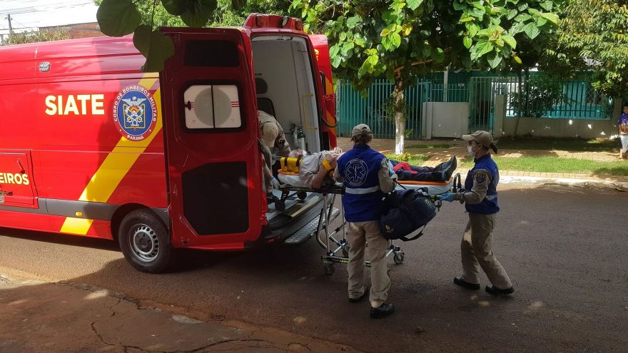 Idoso dorme em cadeira e é socorrido pelo Siate após queda em residência