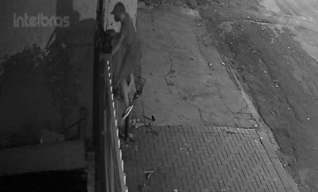 Câmera flagra residência sendo invadida no Parque São Paulo; documento de carro foi furtado