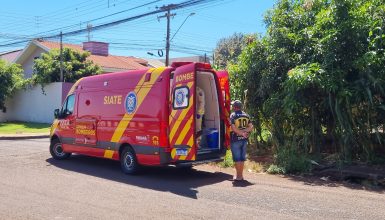 Imagem referente a Homem de 60 anos e mulher de 51 são vítimas de acidente em Cascavel