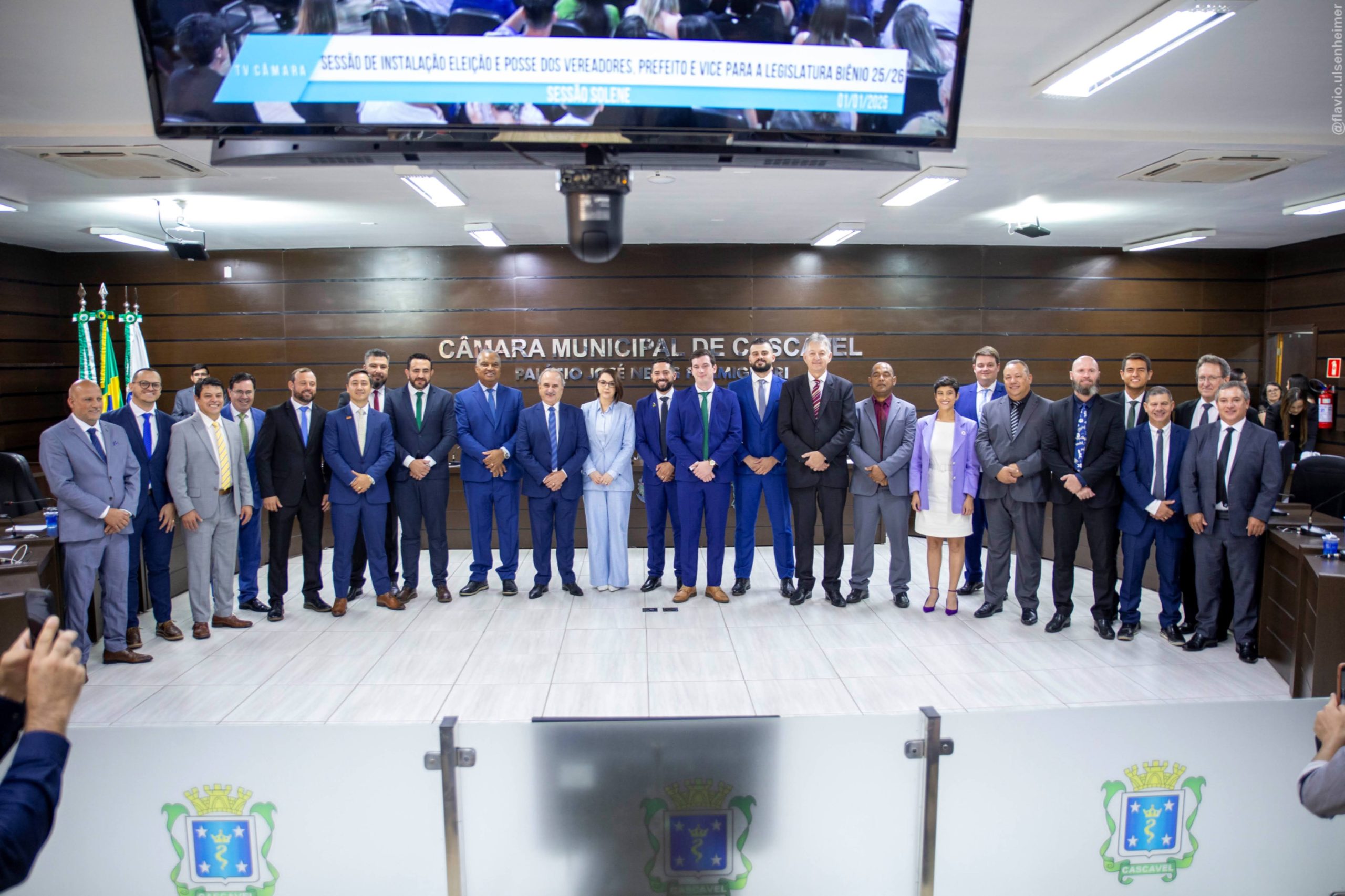 Câmara de Vereadores de Cascavel tem folha salarial de R$ 1,5 milhão no mês de fevereiro