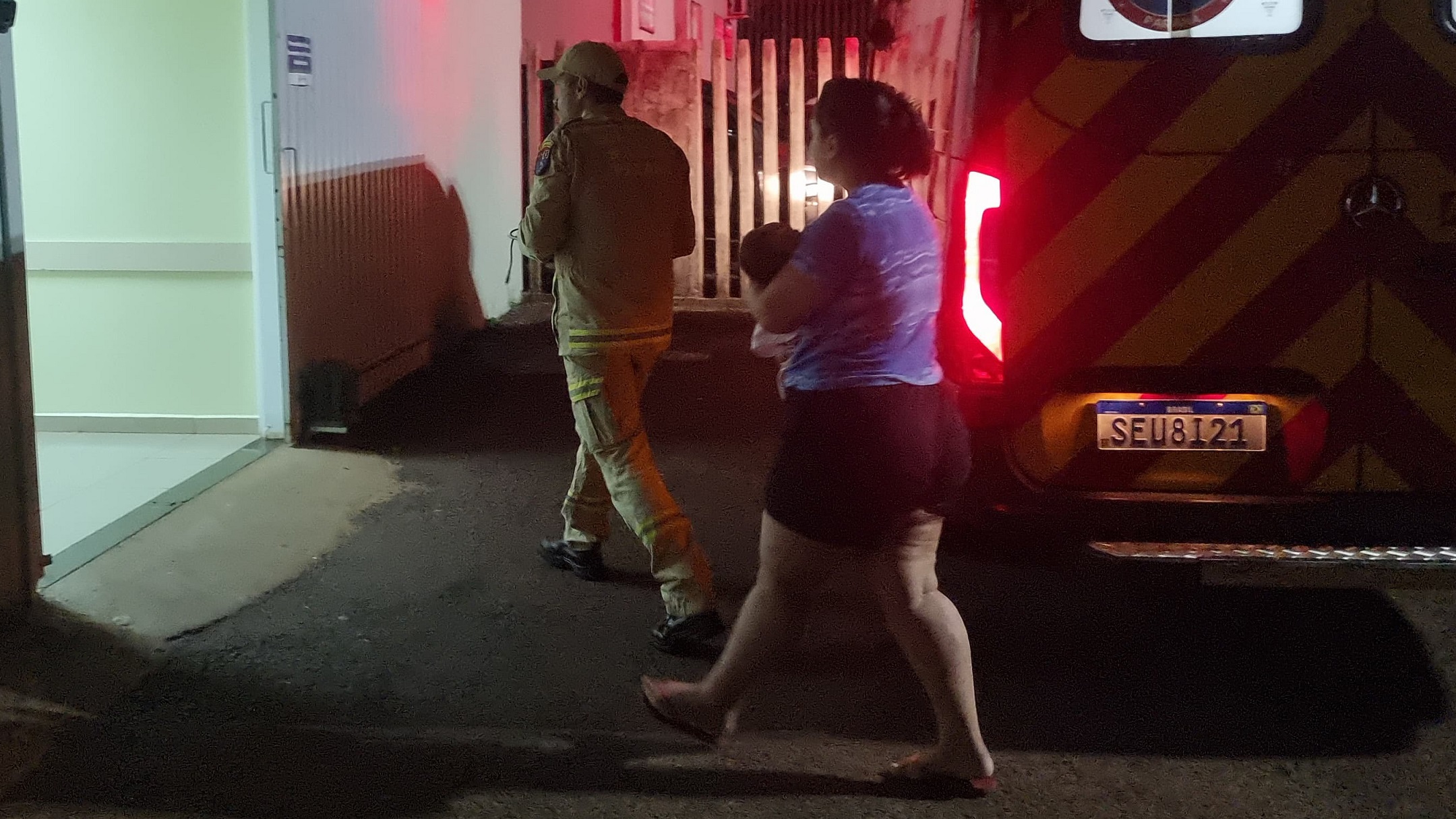 Bebê de 1 mês é socorrida após engasgar com a própria saliva em Cascavel